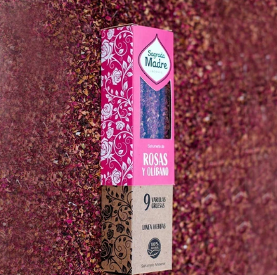 Sahumerio Herbal Rosas & Olíbano