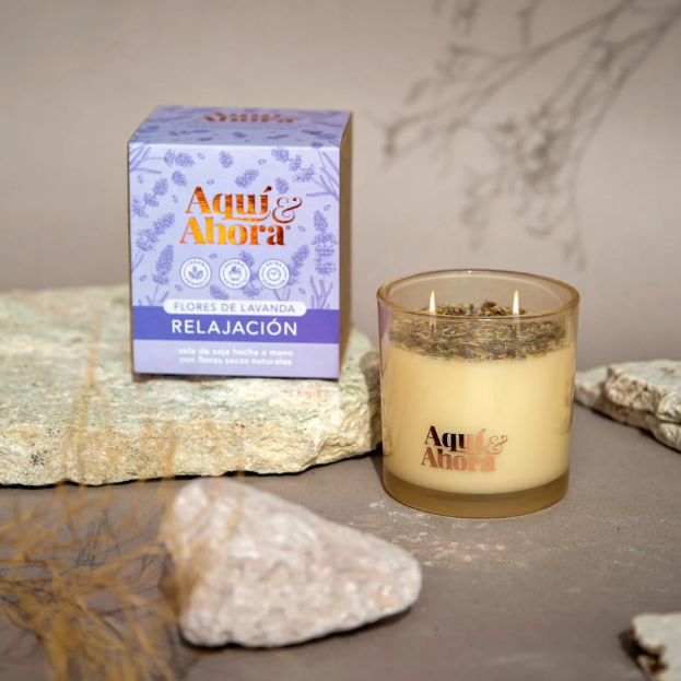 Vela de Soja RELAJACIÓN – Lavanda & Ciprés