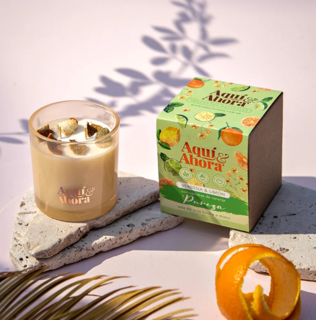 Vela de Soja PUREZA – Verbena & Limón